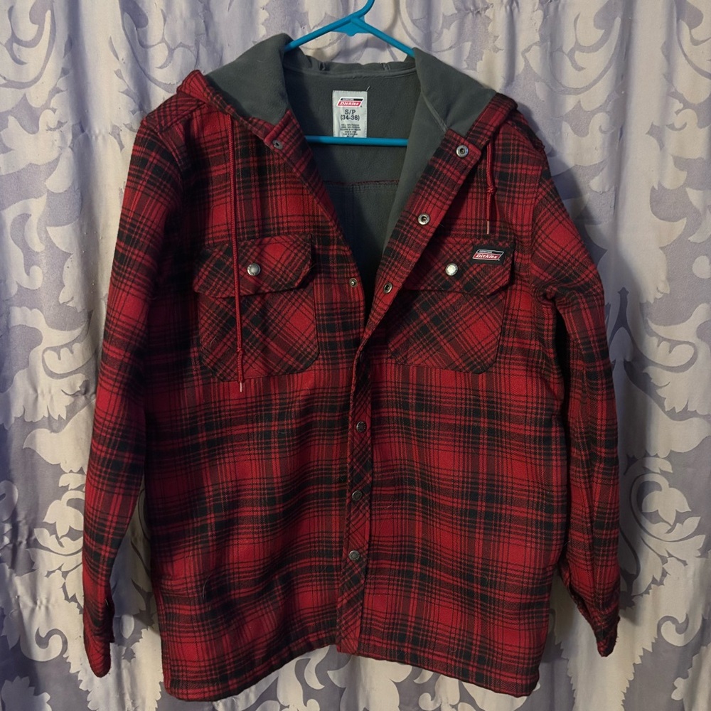 Dickies Flannel Jacket- medium weight - Fleece lined